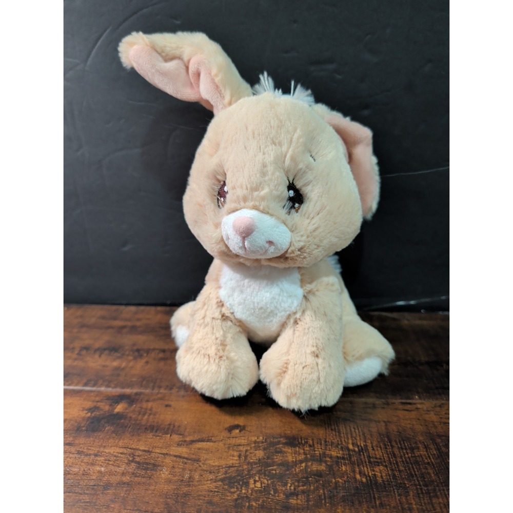Aurora Precious Moments Tan Bunny Rabbit Plush Stuffed Animal 8" Inch‎